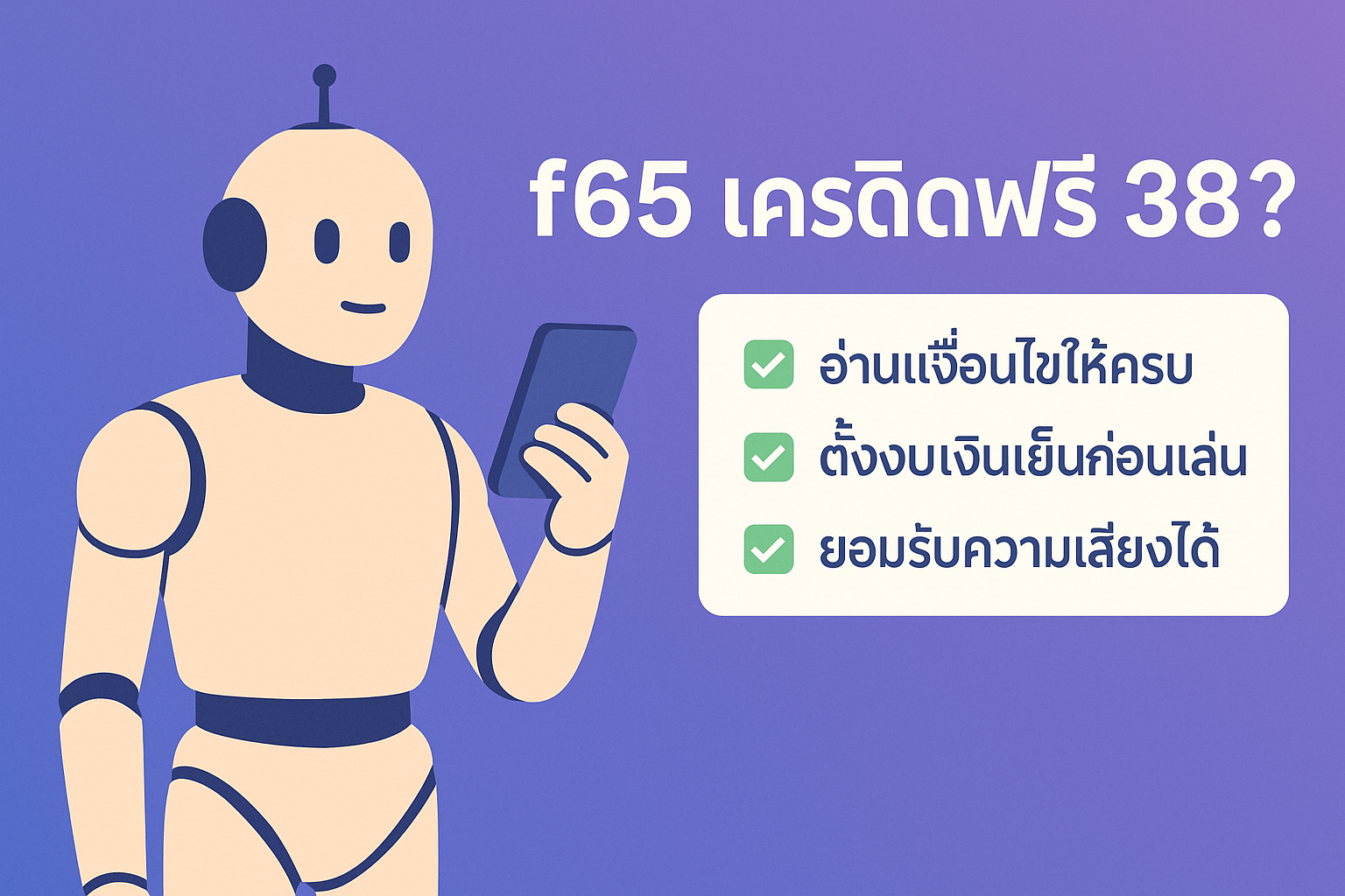 f65 เครดิตฟรี 38 คือของฟรีจริง หรือเป็นแค่กลยุทธ์ดึงคนเข้าเว็บ