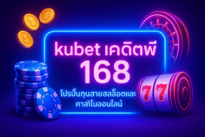 kubet เครดิตฟรี 168 โปรเครดิตฟรีสำหรับสายสล็อตและคาสิโนทุนน้อย กดรับง่าย เทิร์น