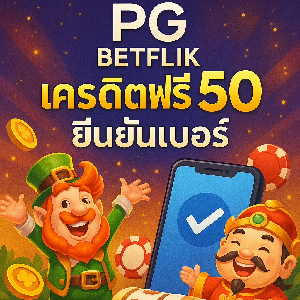 pg betflik เครดิตฟรี 50 ยืนยันเบอร์ โปรสล็อตทุนน้อยสำหรับสายมือถือ แค่สมัครและยืนยันเบอร์ก็รับเครดิตไปปั่นเกม PG ได้ทันที ทำเทิร์นครบมีสิทธิ์ถอนจริง เล่นได้ควรมีสติและบริหารงบให้ดี