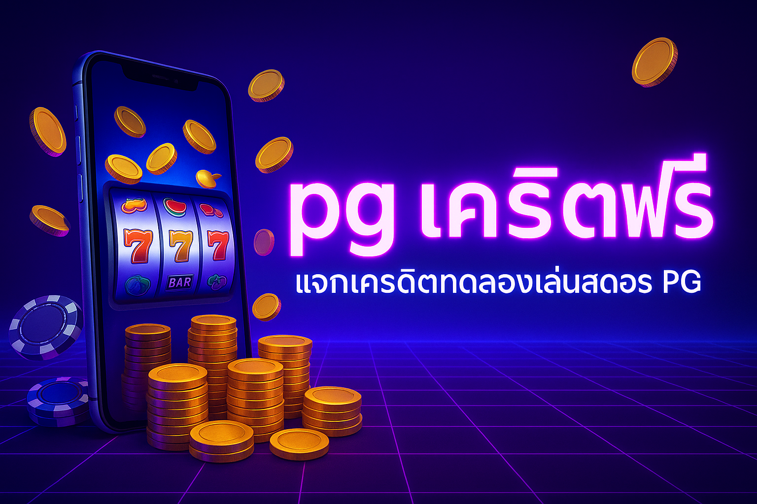 pg เครดิตฟรี โปรแจกเครดิตให้ลองเล่นสล็อตค่าย PG แบบไม่ต้องใช้ทุนเยอะ เหมาะสำหรับมือใหม่และสายทุนน้อย แนะนำวิธีรับเครดิฟรี เงื่อนไขเทิร์นโอเวอร์ และทริคเล่นยังไงให้คุ้มแบบไม่เสี่ยงเกินตัว