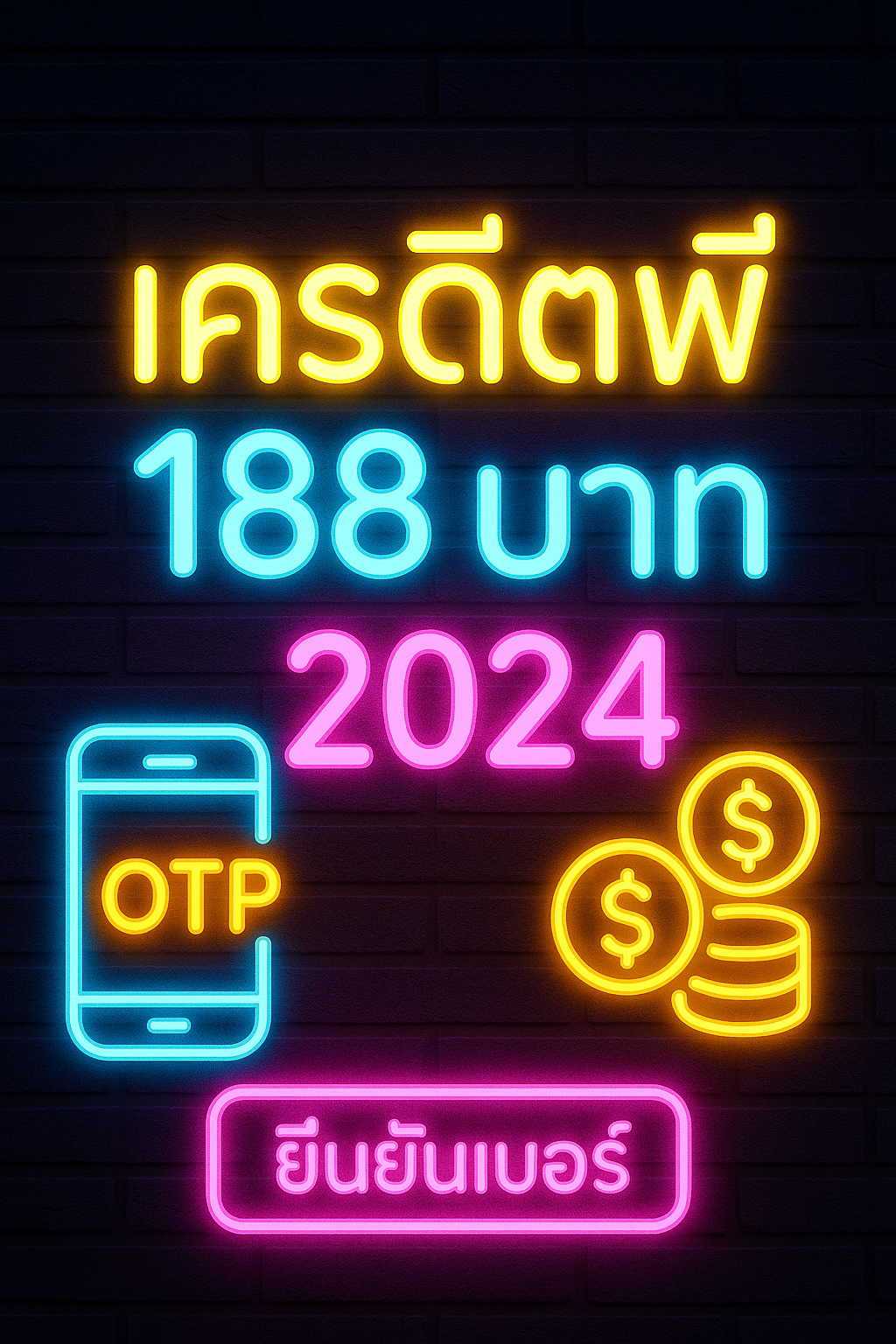 เครดิตฟรี 188 บาท 2024 เป็นโปรทุนเริ่มต้น “กำลังดี” สำหรับทดลองระบบ