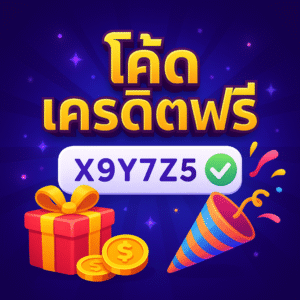 กดรับโค้ด เครดิตฟรี ได้ทุกวัน ใช้งานง่าย ปลอดภัย เหมาะสำหรับผู้เล่น