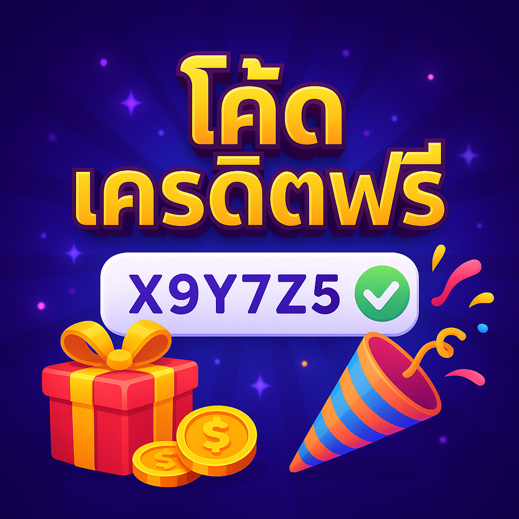 กดรับโค้ด เครดิตฟรี ได้ทุกวัน ใช้งานง่าย ปลอดภัย เหมาะสำหรับผู้เล่น