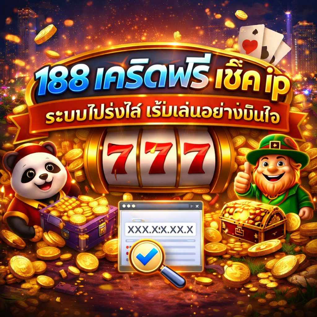188 เครดิตฟรี เช็ค ip สิทธิ์เริ่มต้นสำหรับผู้เล่น