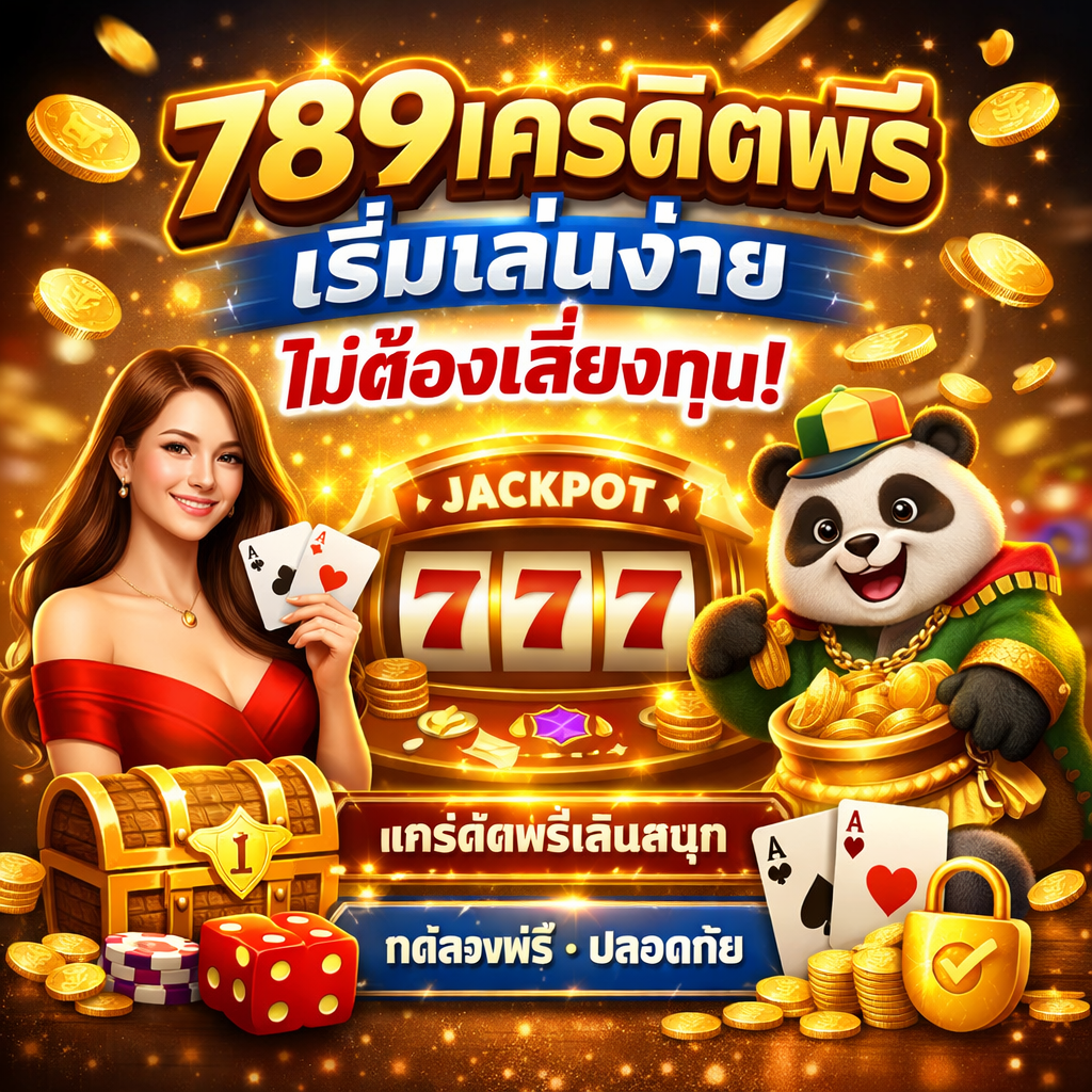 789 เครดิตฟรี เริ่มเล่นง่าย ไม่ต้องเสี่ยงทุน ทางเลือกใหม่ของสายเดิมพันยุคดิจิทัล