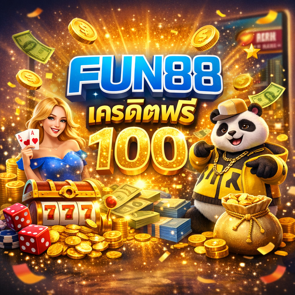 fun88เครดิตฟรี100 ทางเลือกใหม่ของคนอยากลองเล่นแบบคุ้ม สมัครง่าย เล่นได้จริง ระบบเสถียร เกมครบ โปรโมชั่นโดนใจ