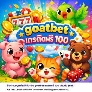 goatbet เครดิตฟรี 100 ทางเลือกเริ่มต้นใหม่ของสายเดิมพันออนไลน์