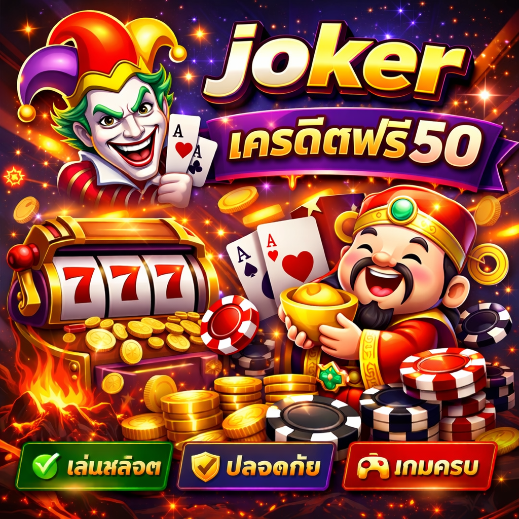 joker เครดิตฟรี50 ประสบการณ์สล็อตออนไลน์ที่ออกแบบเพื่อผู้เล่นยุคใหม่