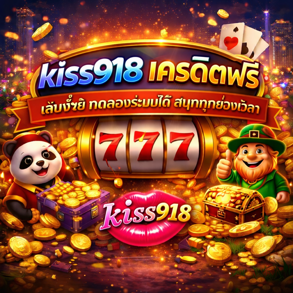 kiss918 เครดิตฟรี เล่นง่าย ทดลองระบบได้ สนุกทุกช่วงเวลา