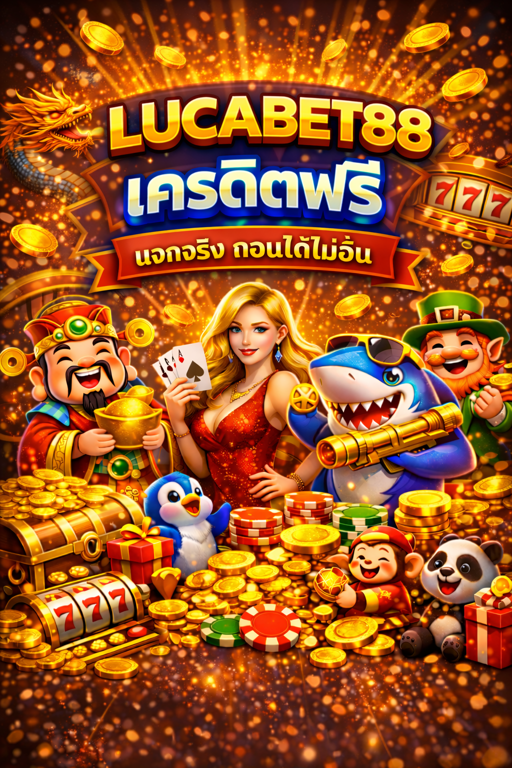 lucabet88 เครดิตฟรี เริ่มเล่นง่าย ทดลองระบบได้ ไม่ต้องกดดัน