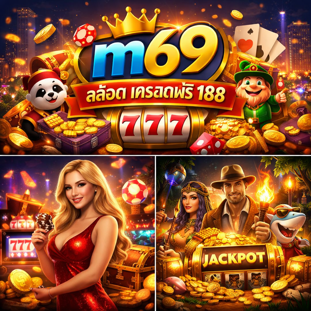 m69 สล็อต เครดิตฟรี 188 เว็บสล็อตยุคใหม่ เล่นง่าย ได้จริง ปลอดภัย