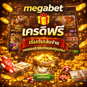 megabet เครดิตฟรี เริ่มต้นเล่นง่าย ทดลองระบบก่อนลงทุนจริง