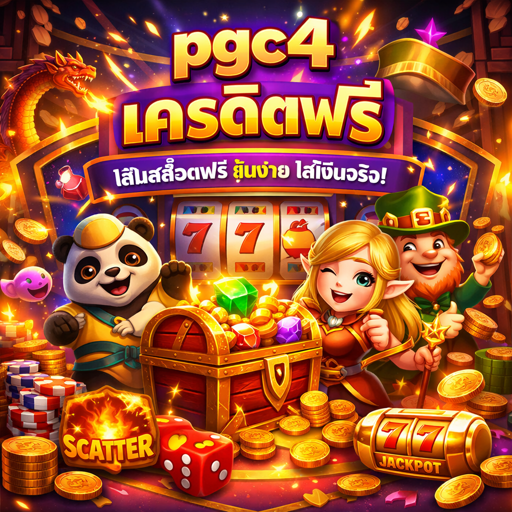 pgc4 เครดิตฟรี เล่นฟรีก่อนลุ้นจริง ระบบใหม่ เล่นง่าย ได้เปรียบทุกการหมุน