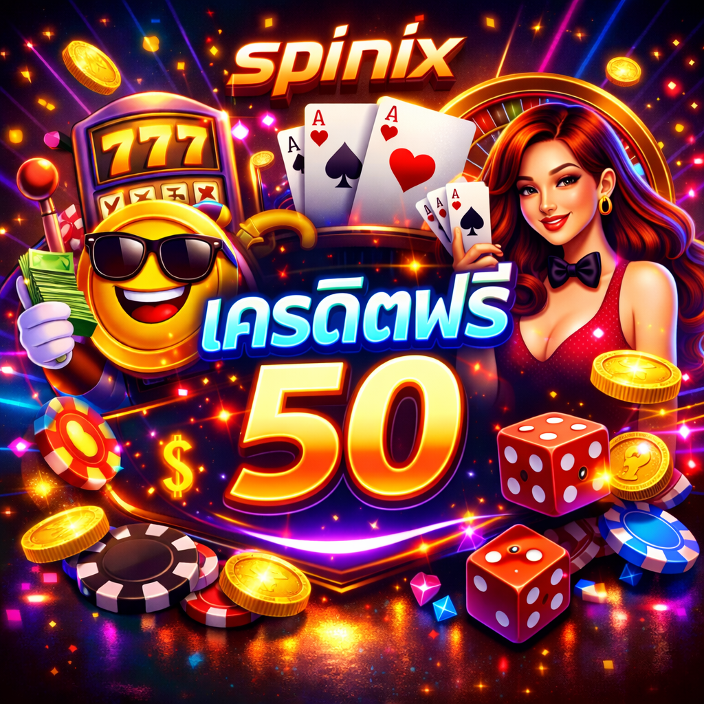spinix เครดิตฟรี 50 ทางเลือกเริ่มต้นของสายสล็อตออนไลน์