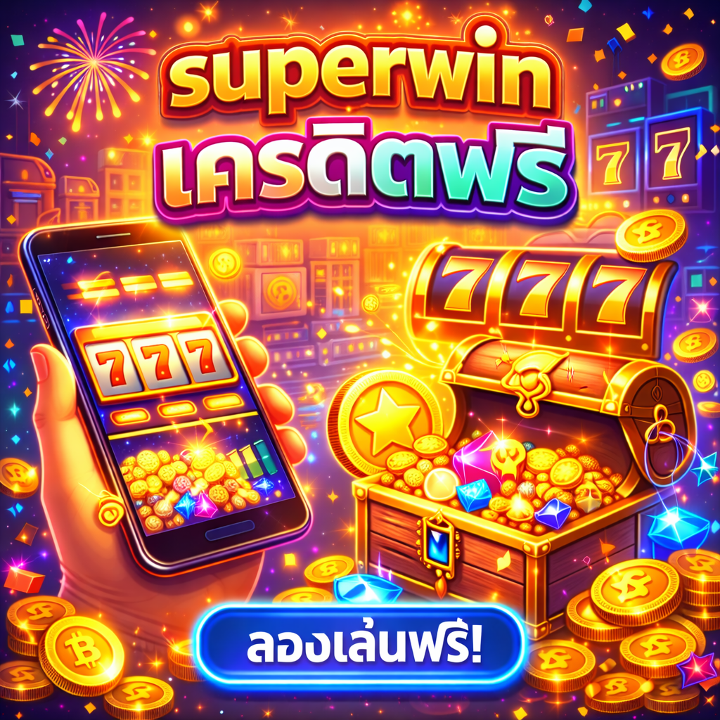 superwin เครดิตฟรี เริ่มต้นง่าย ไม่ซับซ้อน เล่นฟรีก่อน เพิ่มความมั่นใจก่อนลงทุนจริง