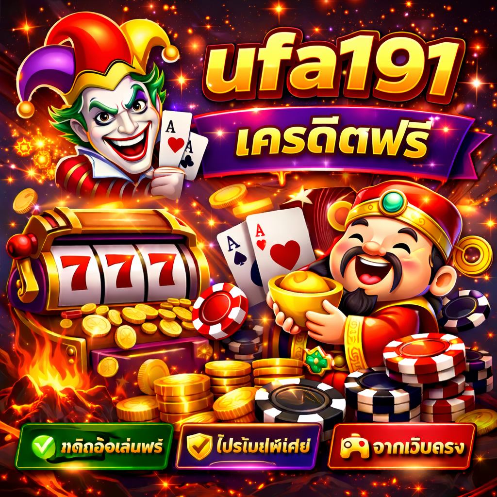 ufa191 เครดิตฟรี สำหรับคนอยากลองเล่นเกมออนไลน์แบบไม่ต้องลงทุน เล่นฟรีก่อน เรียนรู้ระบบก่อนตัดสินใจ