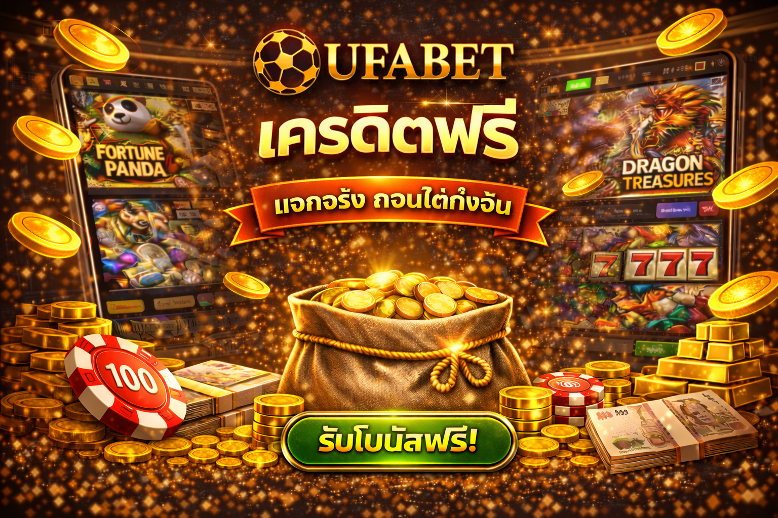 ufabet เครดิตฟรี เริ่มเล่นง่าย ทดลองระบบได้ ไม่ต้องกดดัน