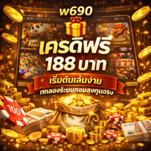 w690 เครดิตฟรี 188 บาท ทางเลือกผู้เล่นยุคใหม่ เล่นฟรีไม่ต้องเสี่ยง