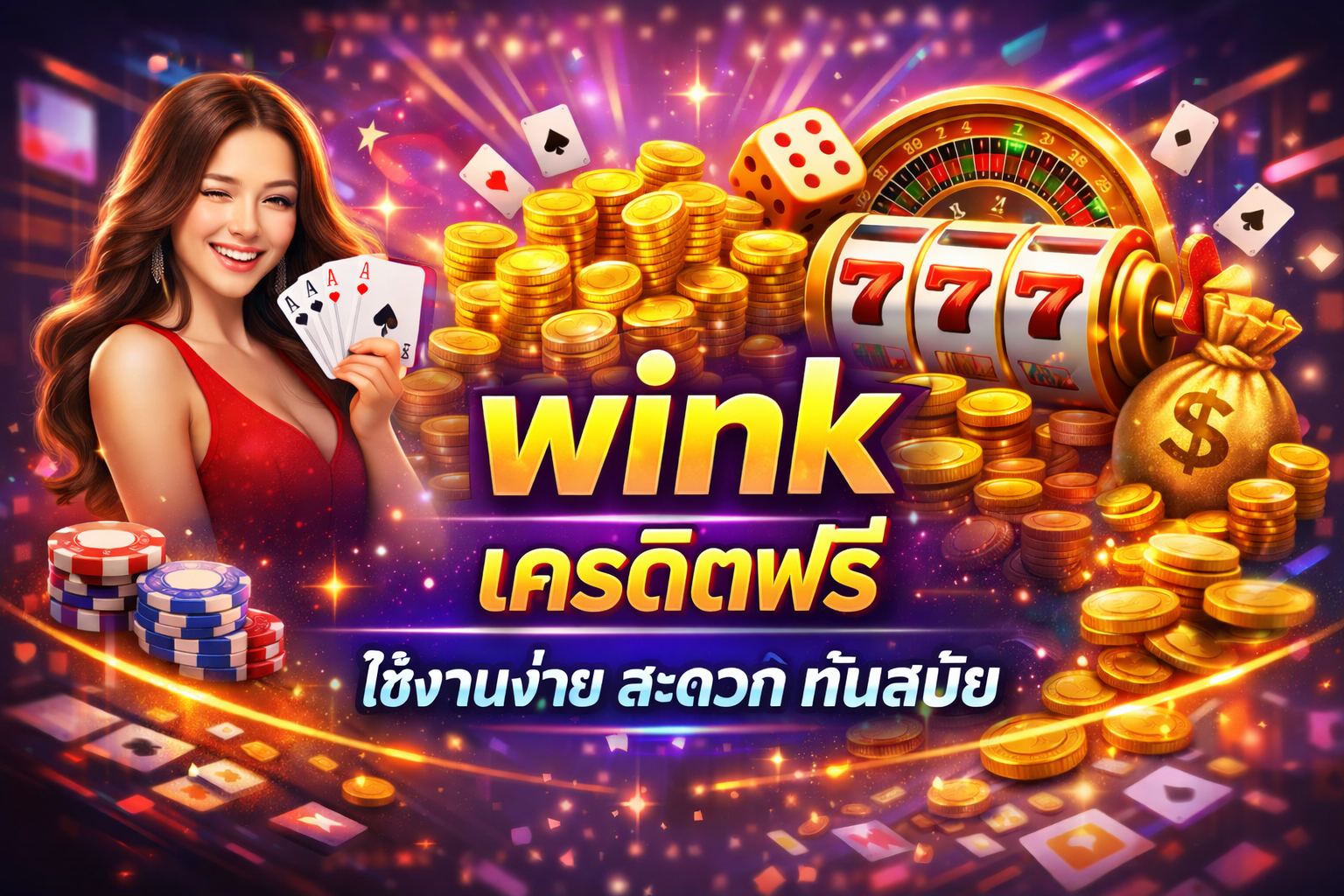 wink เครดิตฟรี ทางเลือกสำหรับผู้ที่ต้องการเริ่มต้นง่าย ใช้งานสะดวก ระบบเสถียร และออกแบบมาเพื่อผู้ใช้งานยุคใหม่