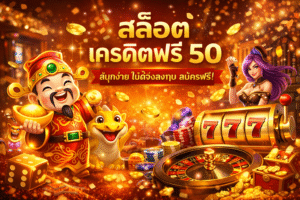 สล็อต เครดิตฟรี 50 โอกาสทดลองเล่นสล็อตแบบไม่ต้องกังวล