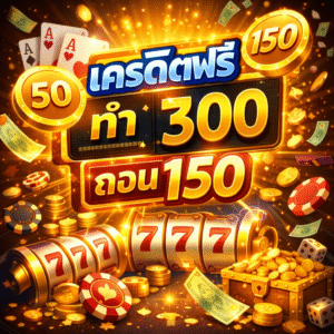 เครดิตฟรี 50 ทำ 300 ถอน 150 โปรเริ่มต้นที่ตอบโจทย์มือใหม่
