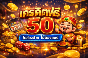เครดิตฟรี 50 ไม่ต้องฝาก ไม่ต้องแชร์ ทดลองใช้งานจริง อิสระ ไม่ผูกมัด