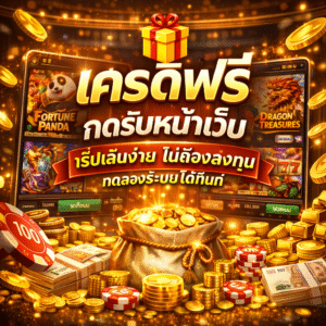 เครดิตฟรี กดรับหน้าเว็บ สำหรับมือใหม่และสายทดลองระบบ