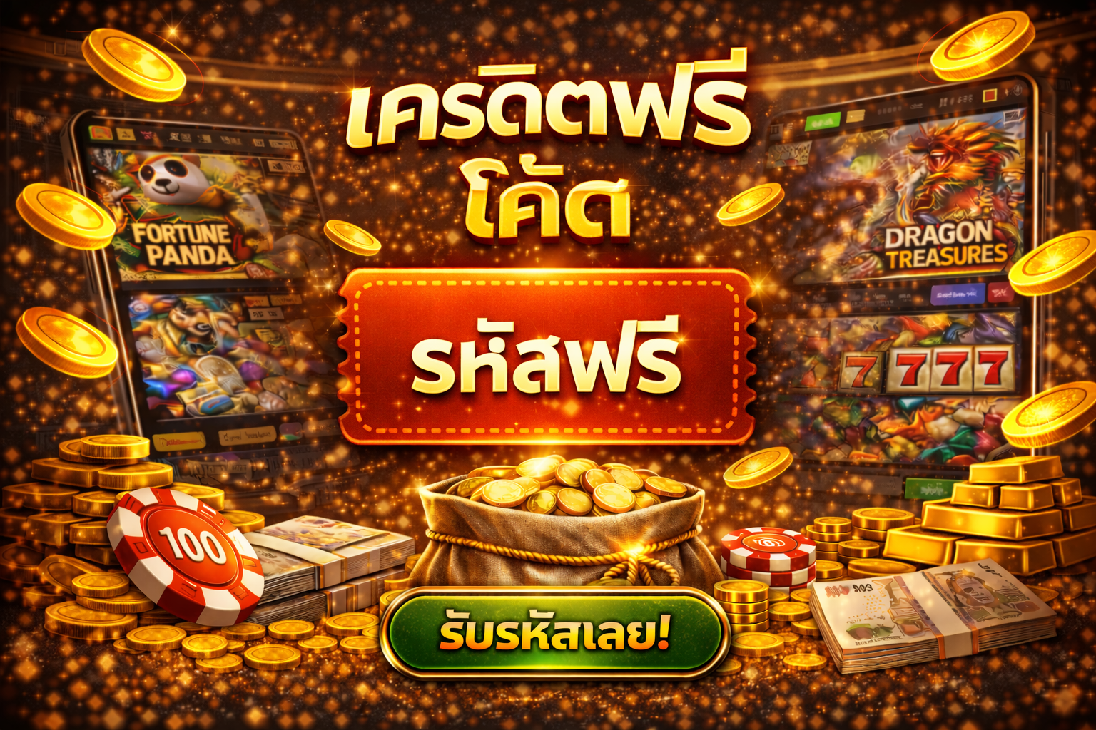 เครดิตฟรี โค้ด เริ่มเล่นง่าย ทดลองระบบได้ ไม่ต้องกดดัน