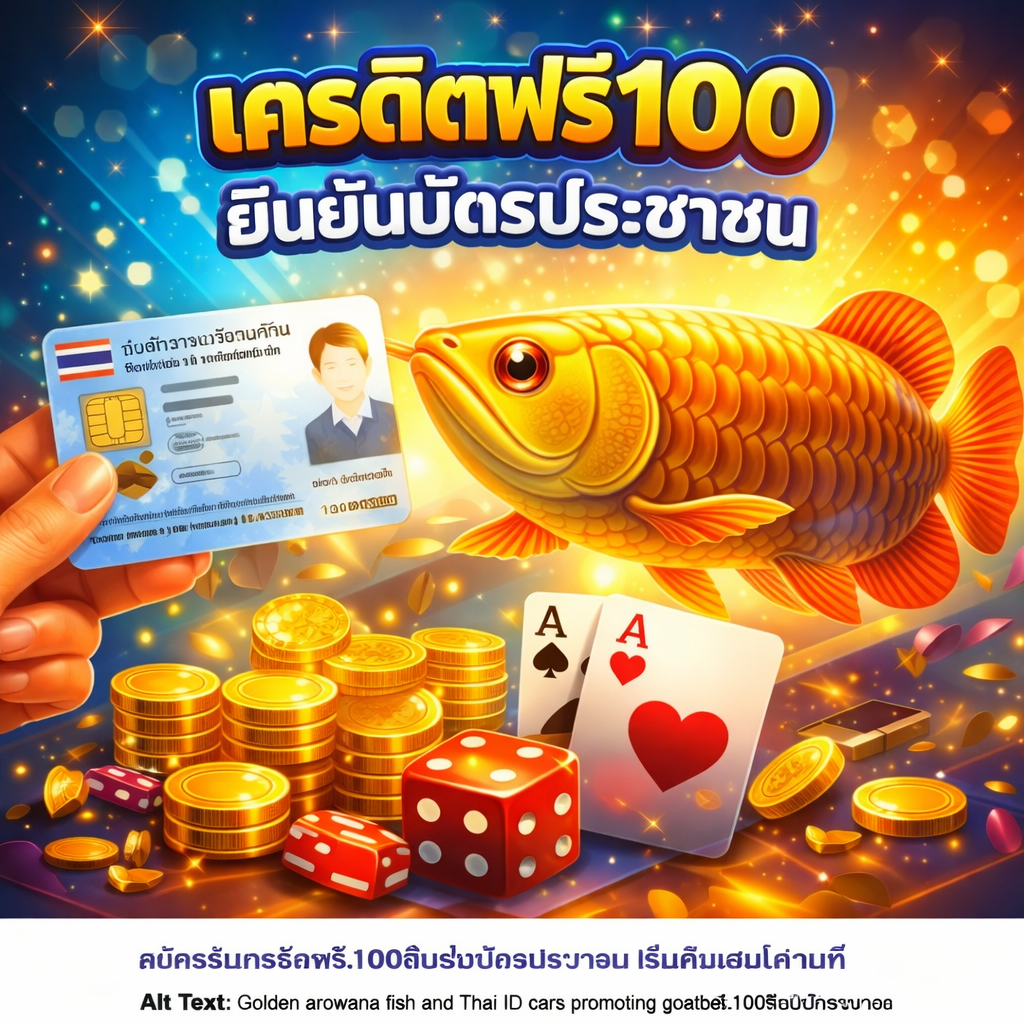 เครดิตฟรี100ยืนยันบัตรประชาชน โปรเริ่มต้นสำหรับสายเดิมพันยุคใหม่