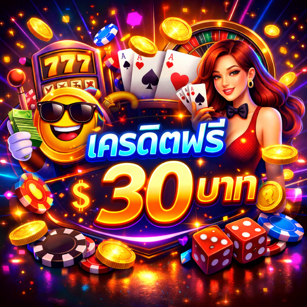 เครดิตฟรี30บาท ทางเลือกใหม่ของคนอยากลองเดิมพันออนไลน์ สนุก ปลอดภัย