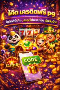 โค้ด เครดิตฟรี pg รับสิทธิ์พิเศษ เล่นฟรีก่อนลงทุน เริ่มต้นง่าย