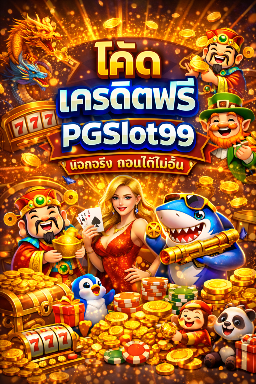 โค้ด เครดิตฟรี pgslot99 เริ่มเล่นง่าย ทดลองระบบได้ ไม่ต้องกดดัน