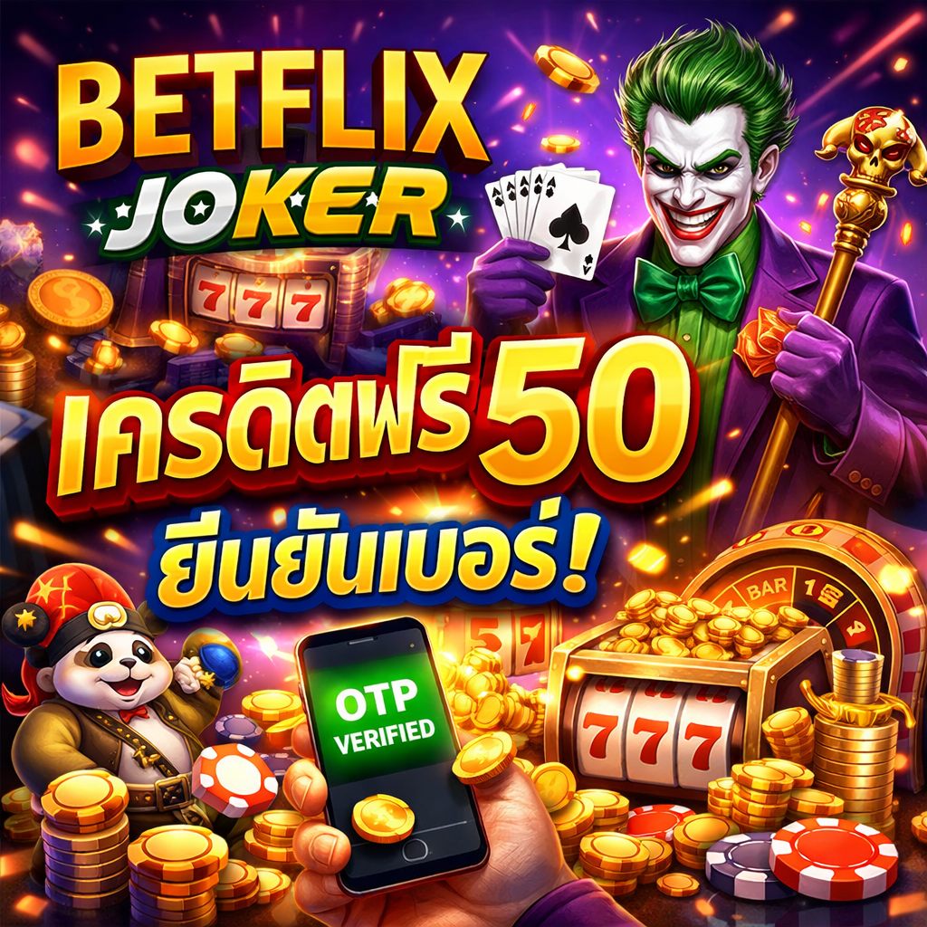 betflix joker เครดิตฟรี 50 ยืนยันเบอร์