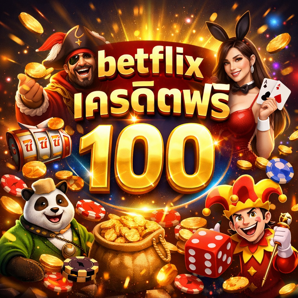 betflix เครดิตฟรี 100 สมัครง่าย เล่นได้จริง เว็บเดิมพันออนไลน์ยุคใหม่ ปลอดภัย