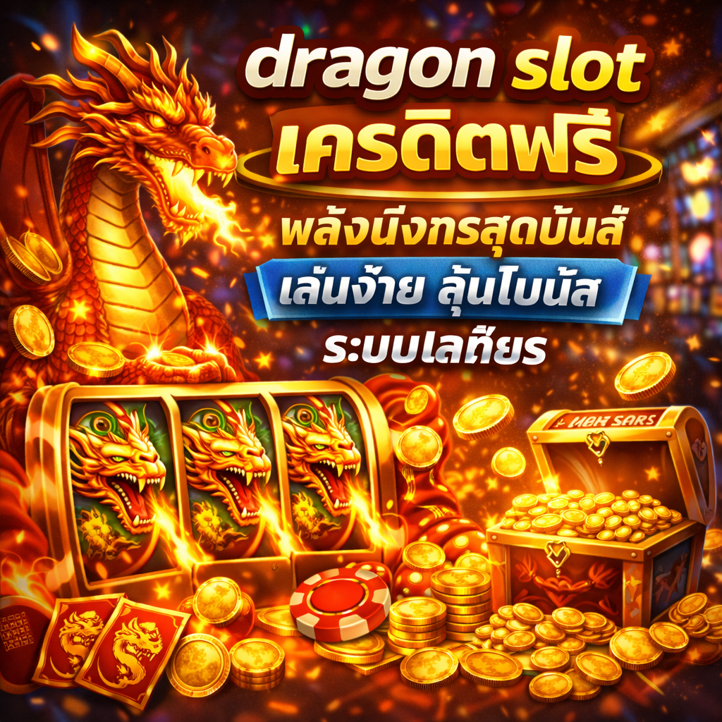 dragon slot เครดิตฟรี พลังมังกรสุดมันส์ เล่นง่าย ลุ้นโบนัส ระบบเสถียร