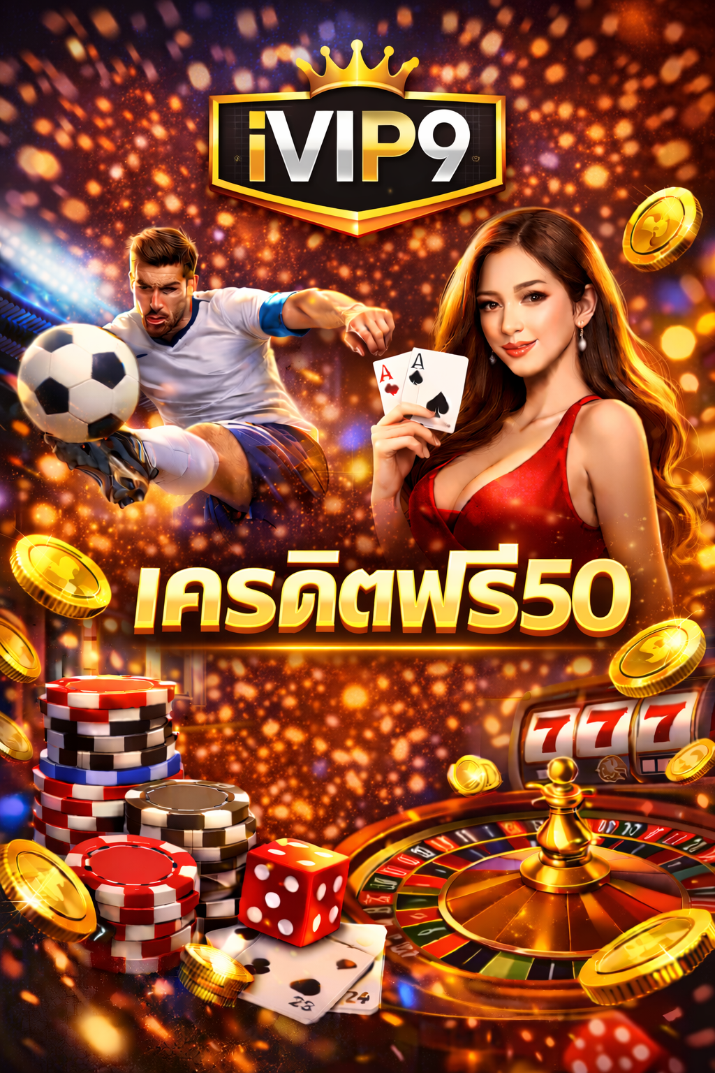 ivip9 เครดิตฟรี50 คืออะไร ดีไหม เจาะลึกโปรเริ่มต้นสล็อตออนไลน์สำหรับ