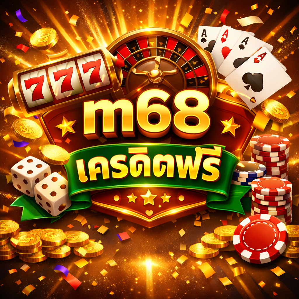 m68 เครดิตฟรี โปรแรงสายสล็อต เล่นง่าย แตกไว เหมาะทั้งมือใหม่และสายกำไร
