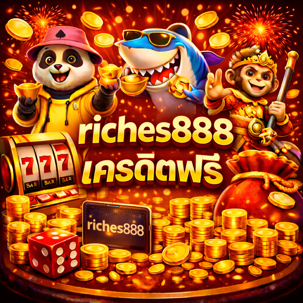 riches888 เครดิตฟรี ทางเลือกเริ่มต้นสำหรับผู้เล่นสล็อตยุคใหม่ ทดลองเล่นได้จริง ระบบใช้งานง่าย ไม่กดดัน