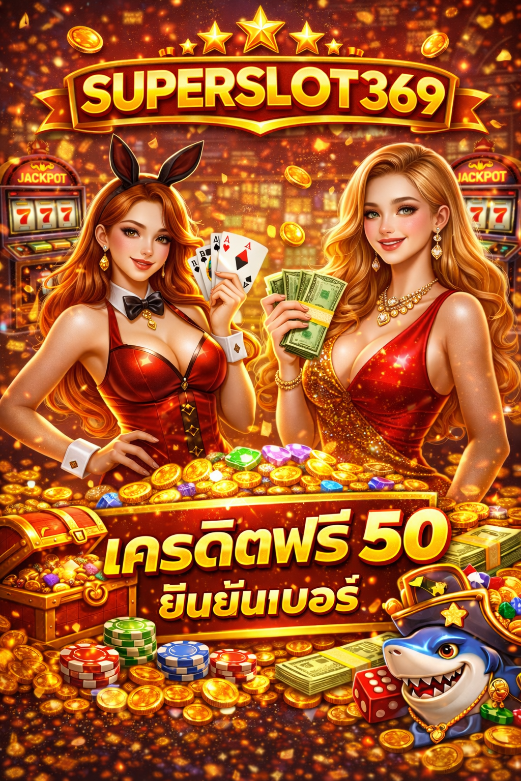 superslot369 เครดิตฟรี 50 ยืนยันเบอร์ คืออะไร เจาะลึกทางเลือกเริ่มต้นเล่นสล็อต