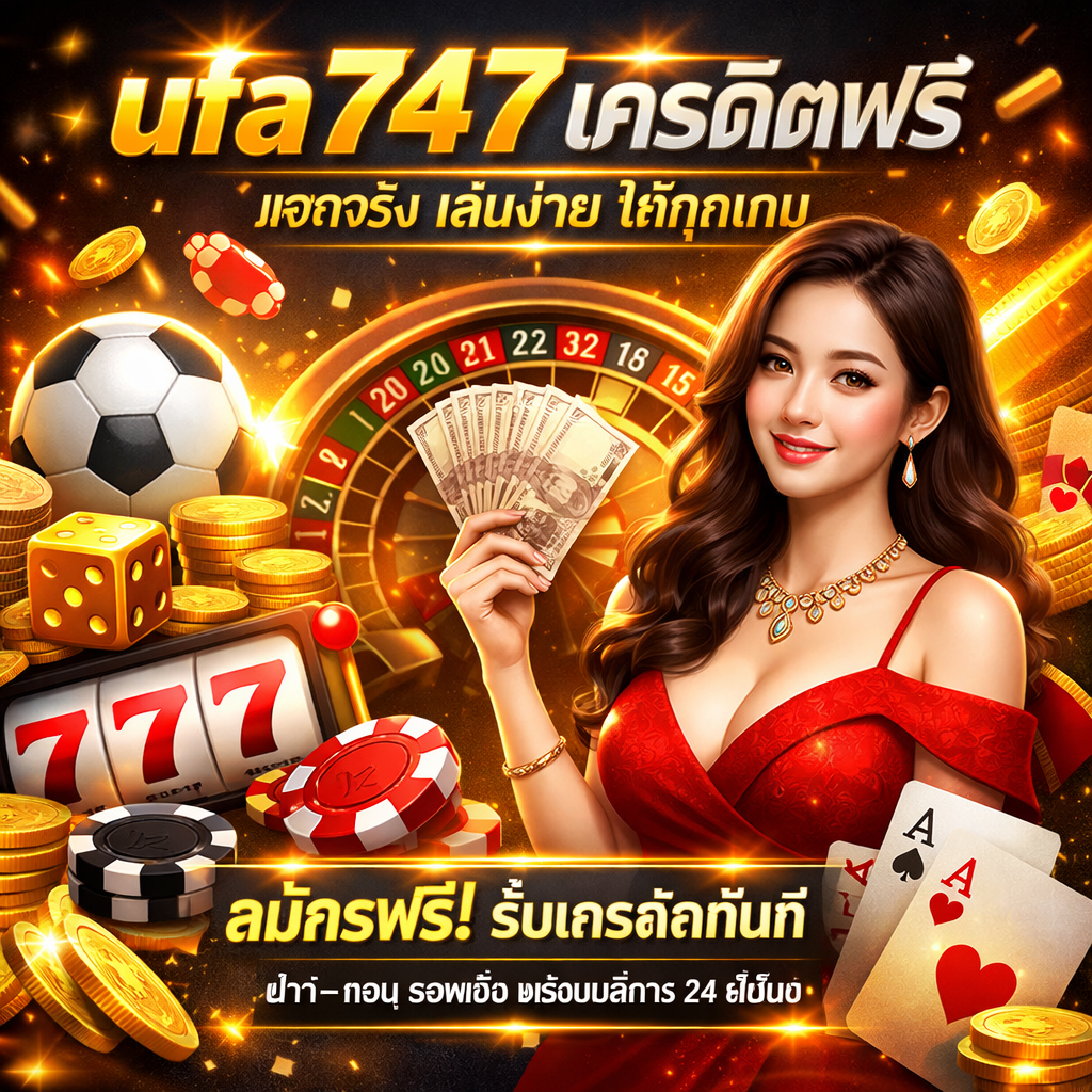 ufa747 เครดิตฟรี เว็บเดิมพันออนไลน์ครบวงจร ปลอดภัย เล่นง่าย