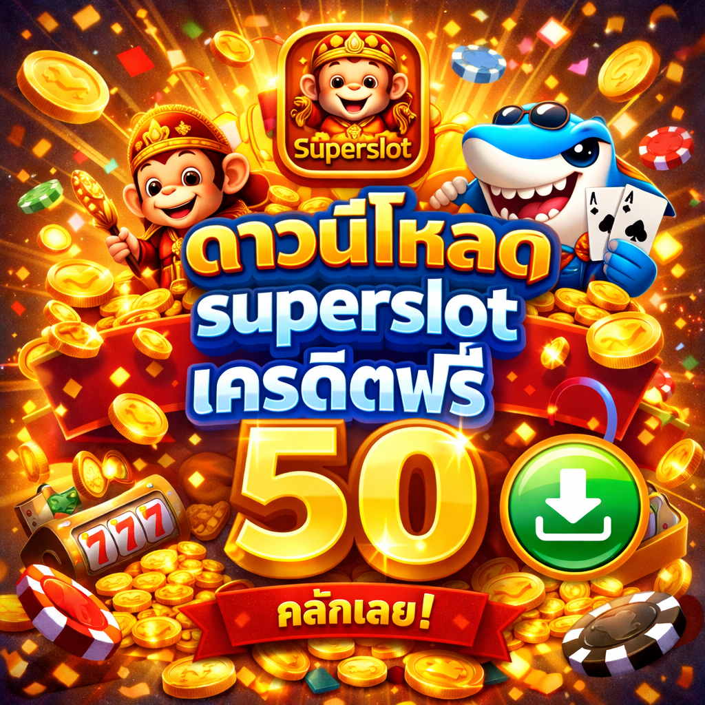 ดาวน์โหลดsuperslot เครดิตฟรี50 คืออะไร น่าโหลดไหม เจาะลึกสล็อตแอปยุคใหม่สำหรับสายทุนน้อย
