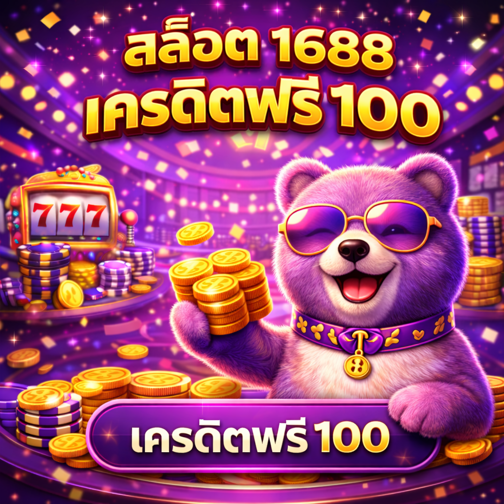 สล็อต 1688 เครดิตฟรี 100 ทดลองเล่นง่าย เริ่มต้นสบายใจ