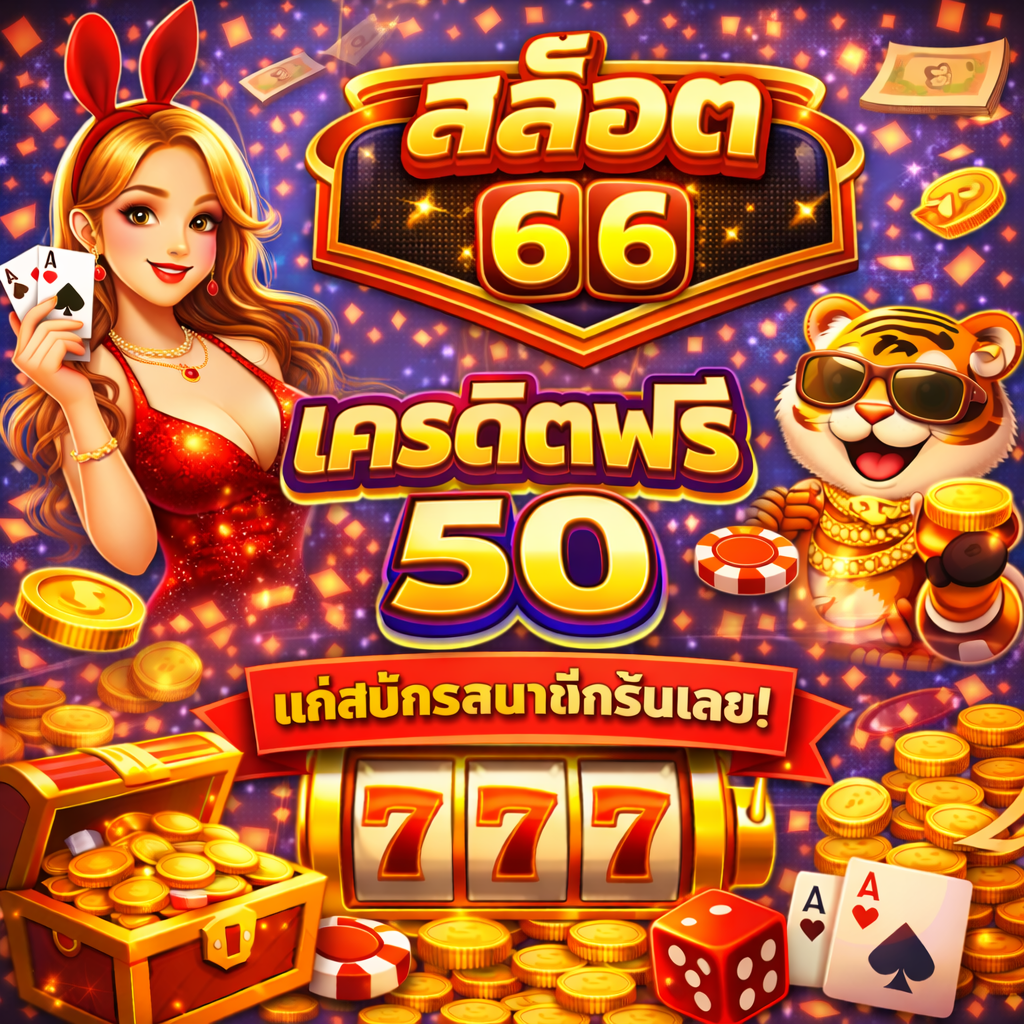 สล็อต 66 เครดิตฟรี 50 ทดลองเล่นง่าย สนุกได้แบบสบายใจ