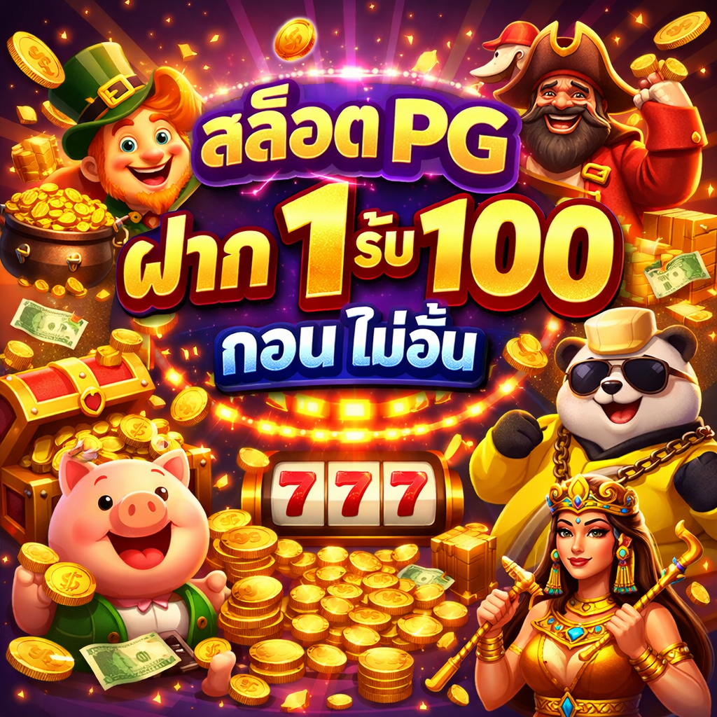 สล็อต pg ฝาก 1 รับ 100 ถอน ไม่อั้น