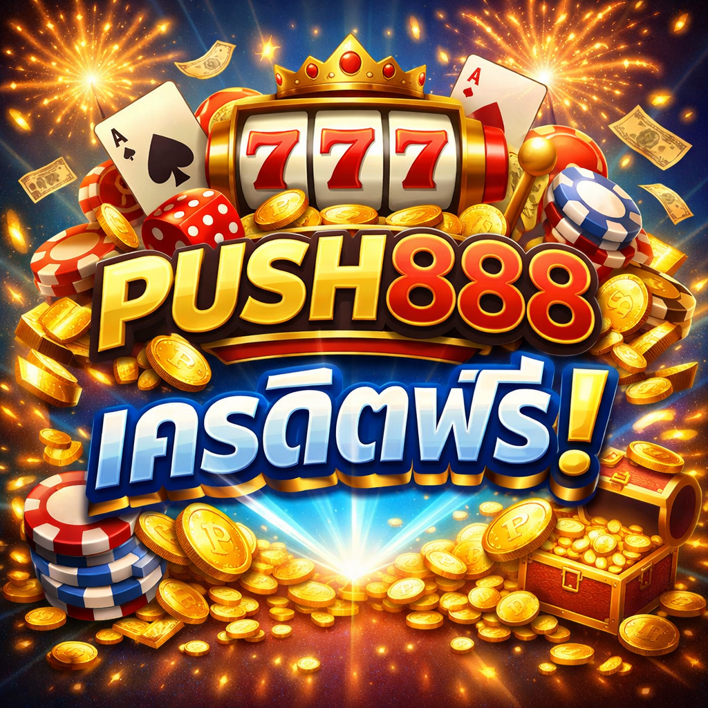 สล็อตpush888 เครดิตฟรี ทางเลือกเริ่มต้นเล่นสล็อตออนไลน์แบบไม่ต้องลงทุน อธิบายแนวคิด จุดเด่น เงื่อนไข และวิธีใช้งานอย่างปลอดภัย เหมาะกับมือใหม่