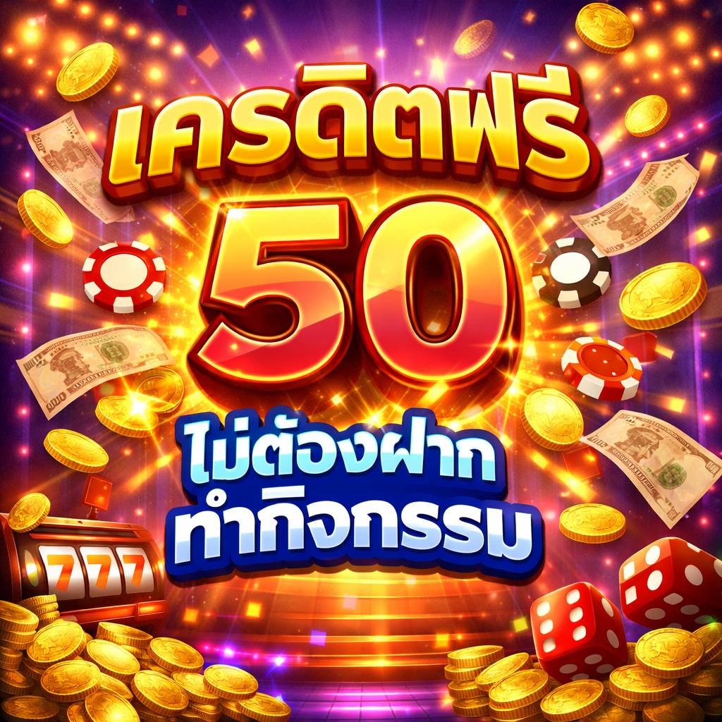 เครดิตฟรี 50 ไม่ต้องทำกิจกรรม