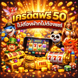 เครดิตฟรี 50 ไม่ต้องฝากไม่ต้องแชร์ คืออะไร ทางเลือกเริ่มต้นเล่นสล็อตยุคใหม่ที่ไม่ต้องเสี่ยง