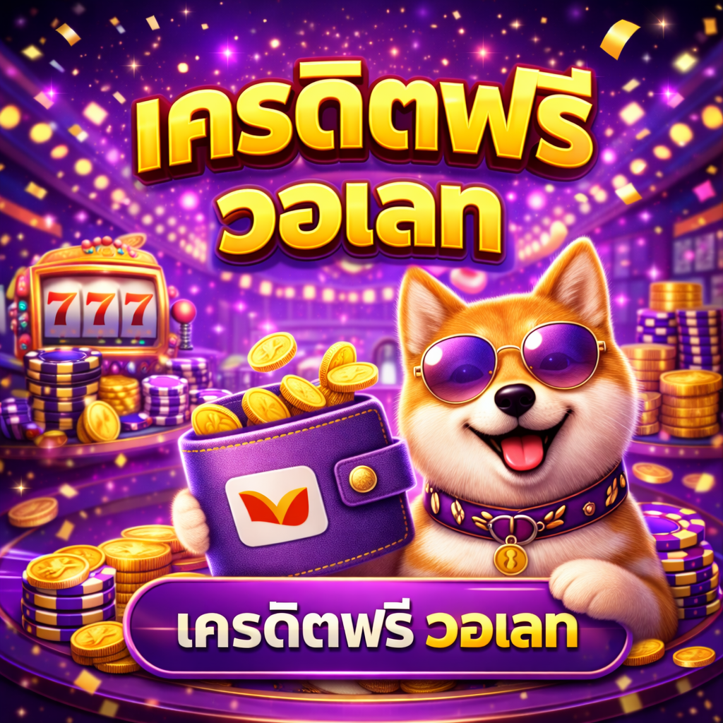 เครดิตฟรี วอเลท ทางเลือกใหม่ของผู้เล่นยุคดิจิทัล ทดลองเล่นได้จริง ระบบใช้งานง่าย สะดวก และปลอดภัย