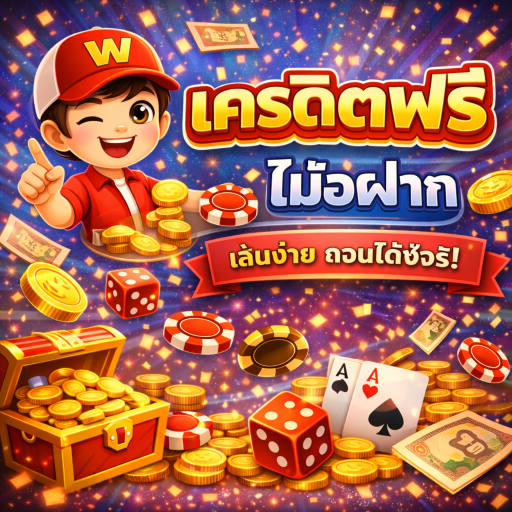 เครดิตฟรี ไม่ต้องฝาก | เริ่มเล่นง่าย ทดลองระบบได้ สบายใจ