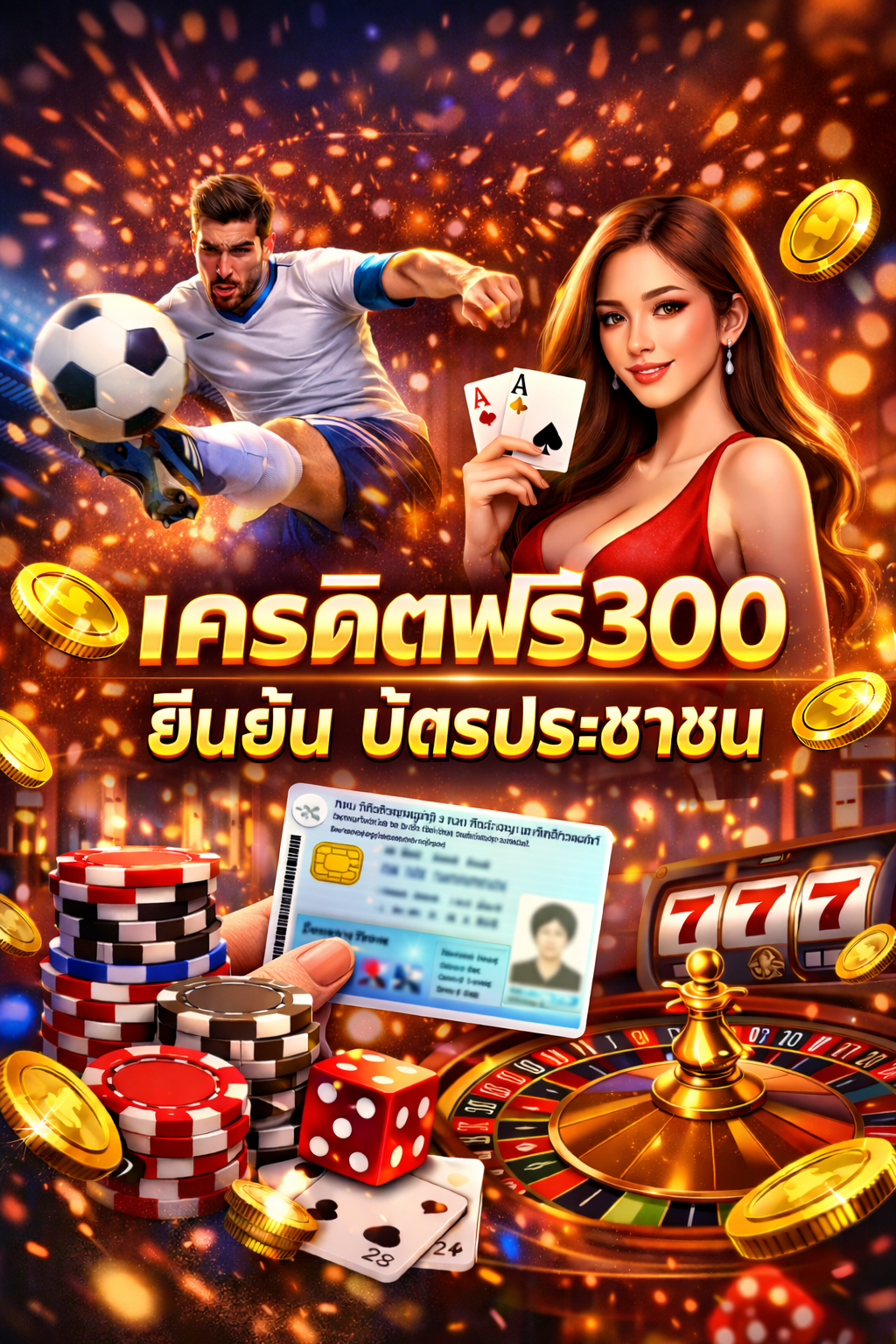 เครดิตฟรี300 ยืนยัน บัตรประชาชน คืออะไร ปลอดภัยไหม เจาะลึกโปรเริ่มต้นยุคใหม่เครดิตฟรี300 ยืนยัน บัตรประชาชน คืออะไร ปลอดภัยไหม เจาะลึกโปรเริ่มต้นยุคใหม่
